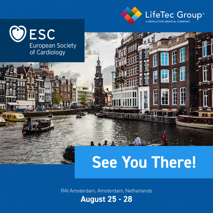 Meet us at ESC Amsterdam 2023 LifeTec Group